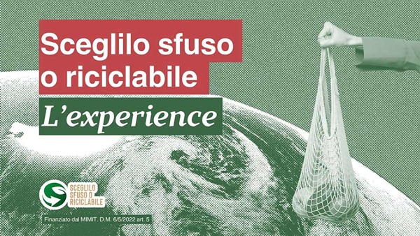 scritta sceglilo sfuso o riciclabile